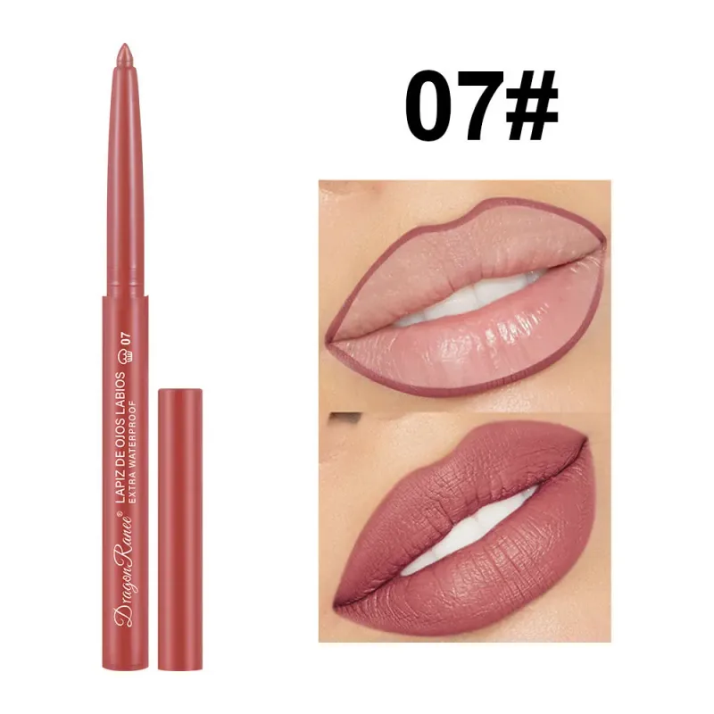 Lip Liner Αδιάβροχο μακράς διαρκείας Hook Line Lip Pencil Matte Beginner Automatic Lip Liner Bean Ενυδατικό Αντικολλητικό Cup Lips — image 8