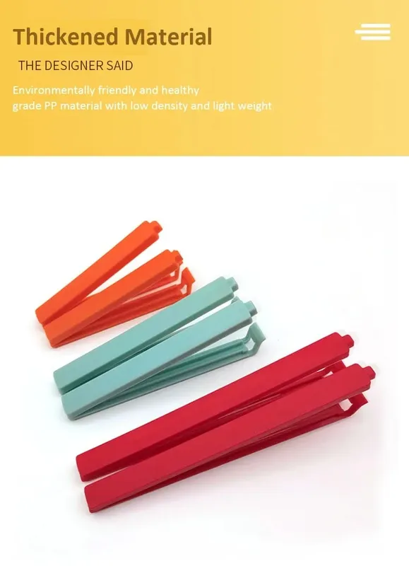 1Pc/4 /8/10Pcs Πλαστικά Κλιπ Σφράγισης για Κουζίνα Κλιπ Σφράγισης Διατήρησης Φρεσκάδας Τροφίμων Κλιπ μεγάλου μεγέθους για σνακ — image 8