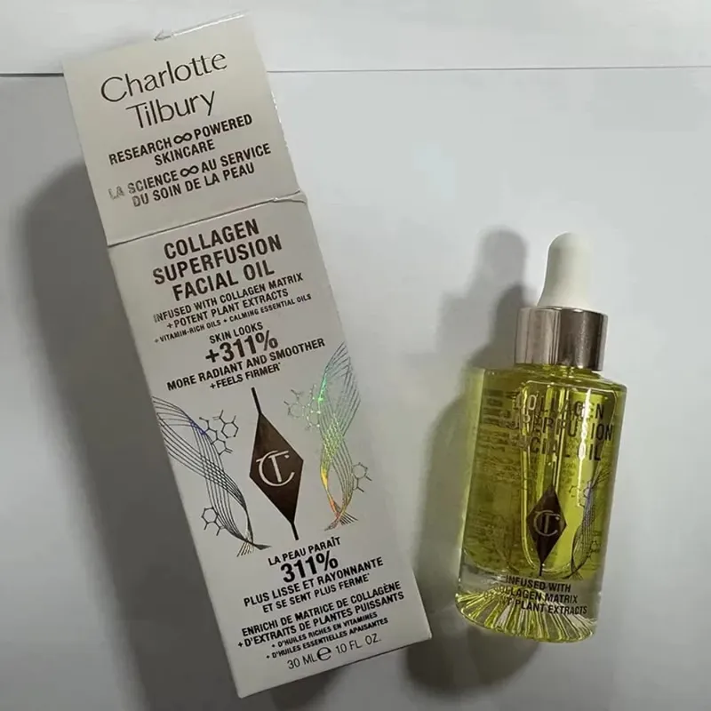 Charlotte Tilbury 30ml Collagen Superfusion Facial Oil Facial Skincare SKIN Looks More Radiant Smoother Feels Firmer Makeup Gift — image 2