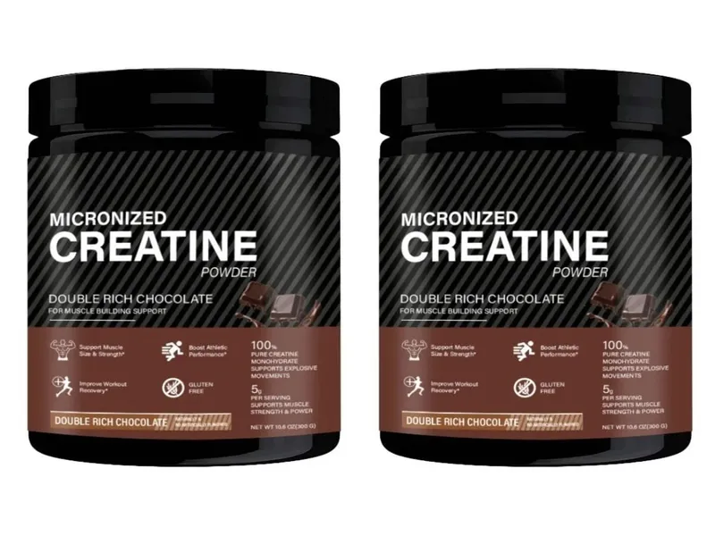 Creatine Monohydrate Powder Chocolate Flavor 10.6 OZ Improve Athletic Performance and Promote Muscle Recovery After Exercise — image 8
