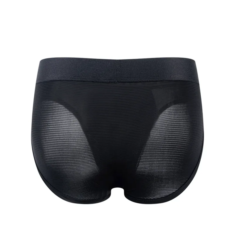 Men Underwear Brief Sexy Low-rise Striped Bikini Athletic Supporters Underpants Sleepwear Nylon Quick Dry Breathable — image 10