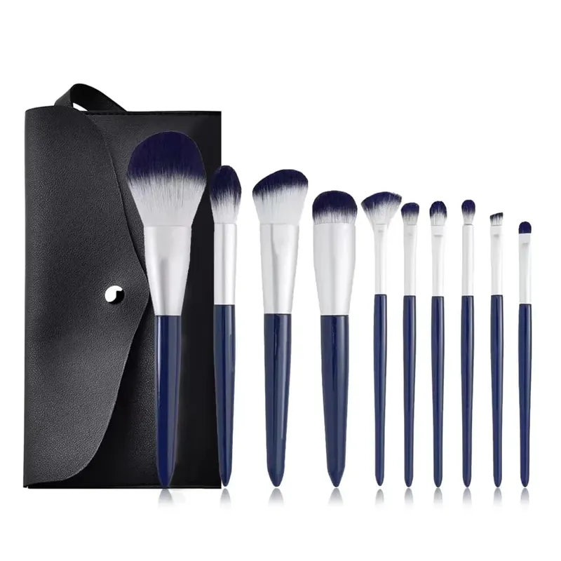 20/40Pcs Σετ βουρτσών και σφουγγαριών μακιγιάζ Καφέ Μακιγιάζ Puff Beauty Egg Κιτ ντεμακιγιάζ για ντεμακιγιάζ — image 20