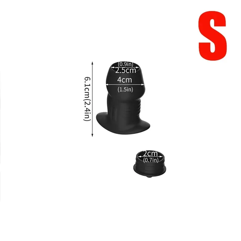Hollow Speculum Peeking Anal Beads Butt Plug with Stopper Expander Tunnel Enema Anus Dilation Dilation Παιχνίδια σεξ ενηλίκων για γυναίκες άντρες ομοφυλόφιλοι — image 12