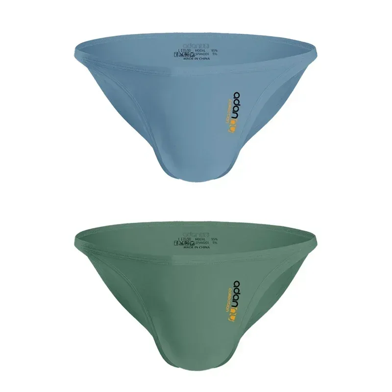 Men Modal Low‑Rise Briefs Sexy Solid Color Simple Triangle Underwear Sports Breathable Comfortable Male Panties — image 38