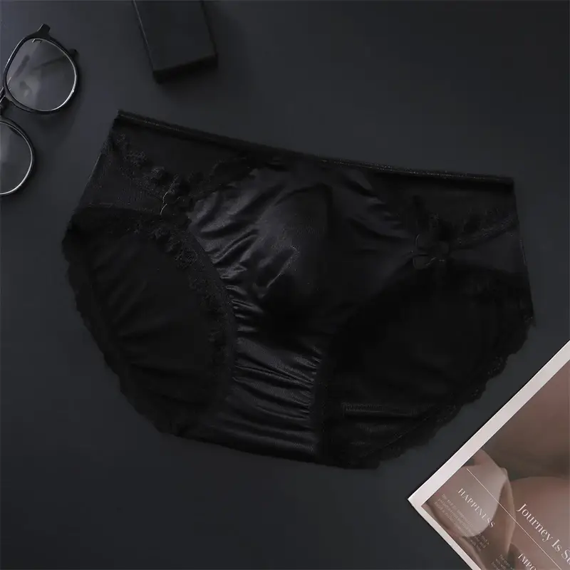 Men's underwear Ice silk tangas japonesa adults 18 plus calzoncillos hombre lace ropa interior hombre 3D convex cuecas masculina — image 4