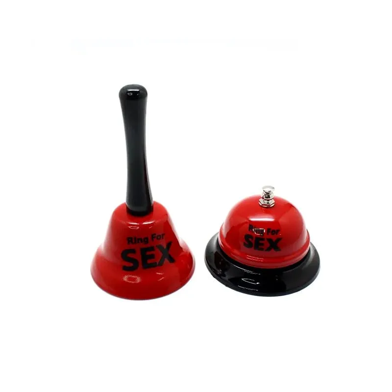 Couple Flirting Red Metal Sex Funny Table Ring Bell Sex Bell Ring Toy Game Novelty Gift Creative Red Bell — image 4