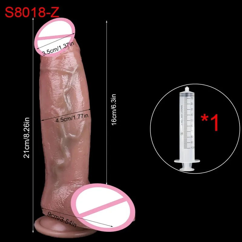 5 Styles Ultra Squirting Dildo Anal Plug Sex Toys For Men Women Gay Masturbator Ejaculating Adult Toys — image 16