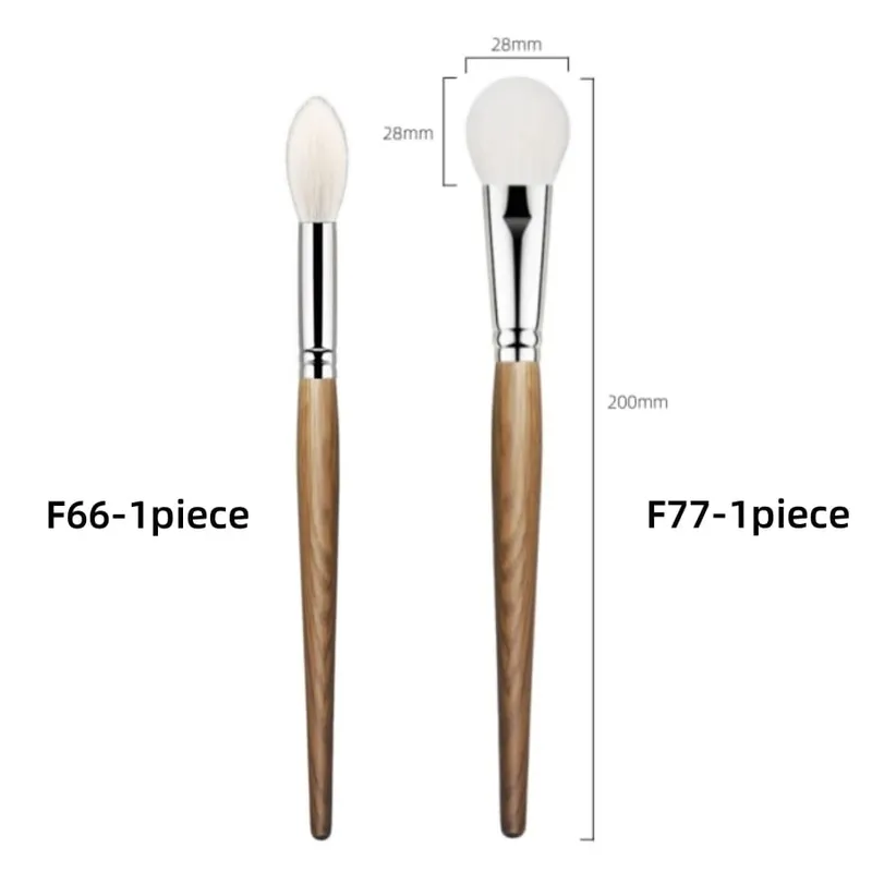 Tapered Highlighter Brush Υψηλής ποιότητας φυσική τρίχα που ρυθμίζει το πρόσωπο Powder Blending Blusher Πινέλα μακιγιάζ
