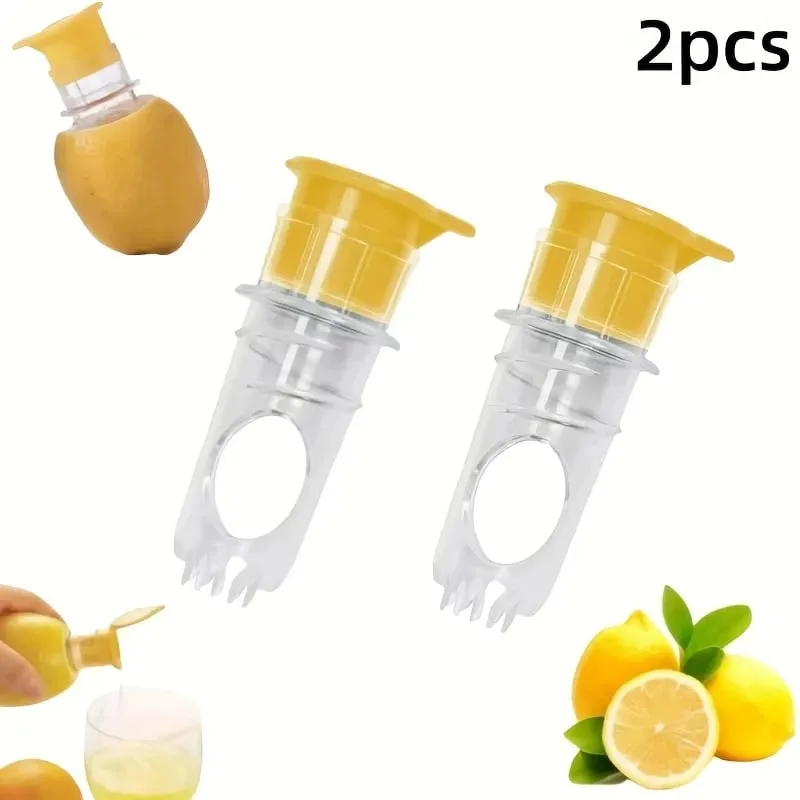 Εγχειρίδιο New Screw Top Lemon Juicer Mini Manual Lemon Squeezer Portable Lemon Juicer With Lid Squeeze Lime for Cocktails Πλαστικό Εγχειρίδιο