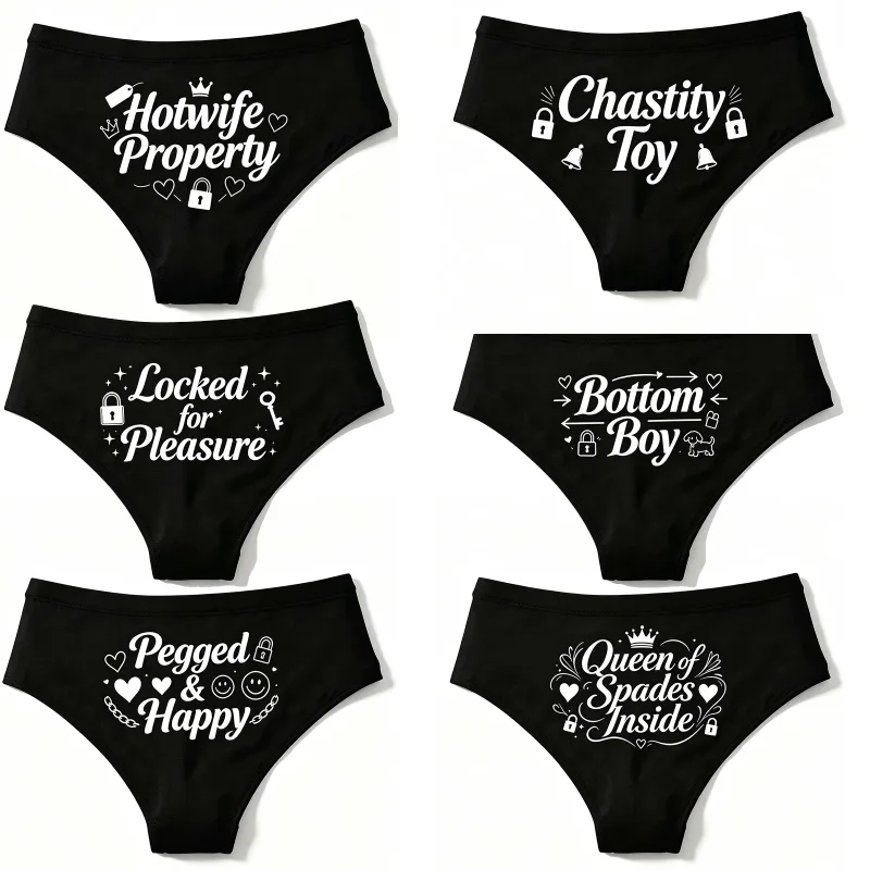 Femboy Sissy Queen Of Spades Cuckold Gay BBC Cotton Underwear Lingeries For Women Girl Briefs Female Underwear Ladies Underpants — image 26