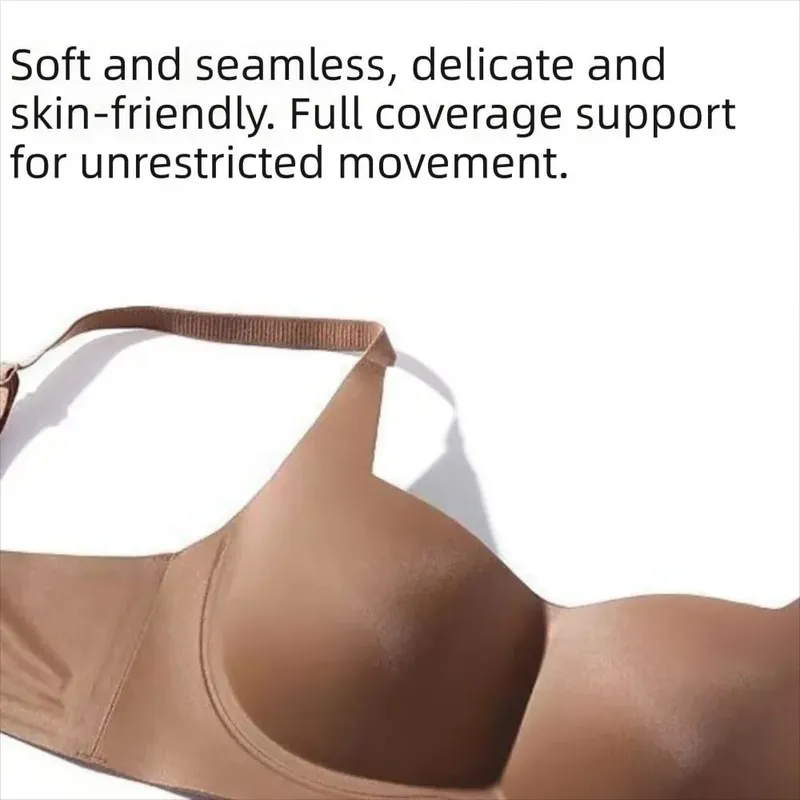 Γεμισμένο Bralette Σουτιέν για εσώρουχα, μονόχρωμα, λεπτά εσώρουχα Push Up σουτιέν που αγκαλιάζει το δέρμα Αόρατο σουτιέν χωρίς ραφή για γυναίκες