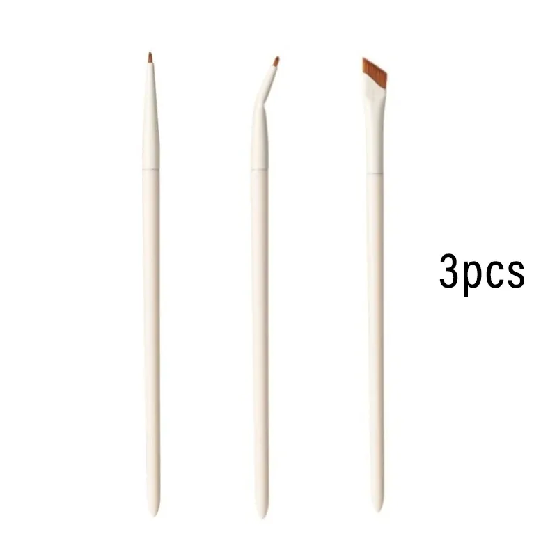 1/3/7/9 τεμ. White Upgrade Blade Eyeliner Brush Πινέλα μακιγιάζ ματιών Σετ εξαιρετικά λεπτή λεπτή γωνία επίπεδη βούρτσα φρυδιών ακριβής λεπτομέρεια — image 9