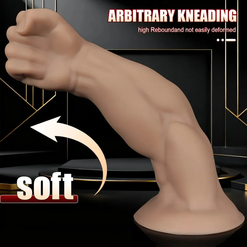 Consolador Anal con tapón de mano para adultos, dilatador de trasero Vaginal, estimulador profundo, expansor de ano, consolador grande masturbador, Juguetes sexuales anales para adultos — image 2