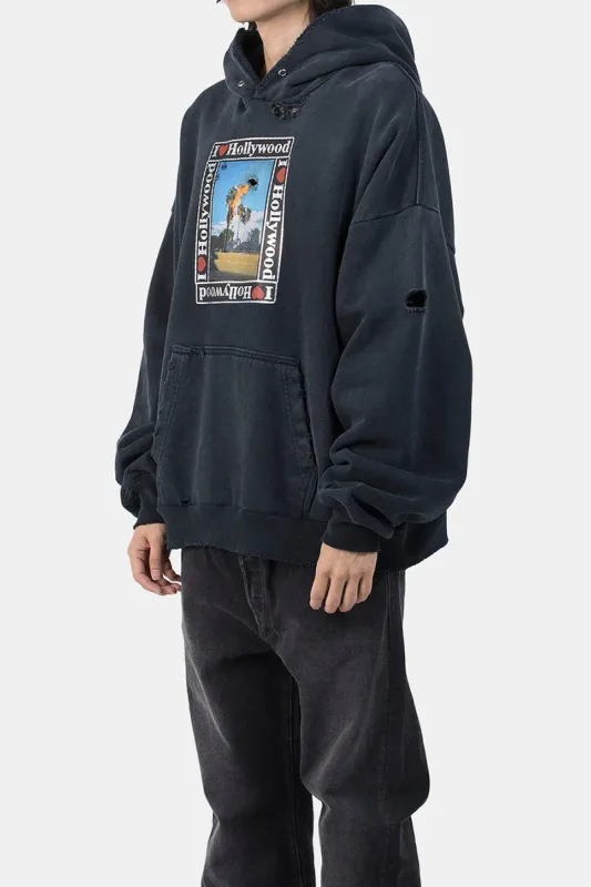 Nuevas sudaderas con capucha PALY de gran tamaño para hombre y mujer, cárdigan Vintage informal lavado negro dañado de la mejor calidad, sudaderas con cremallera — image 12