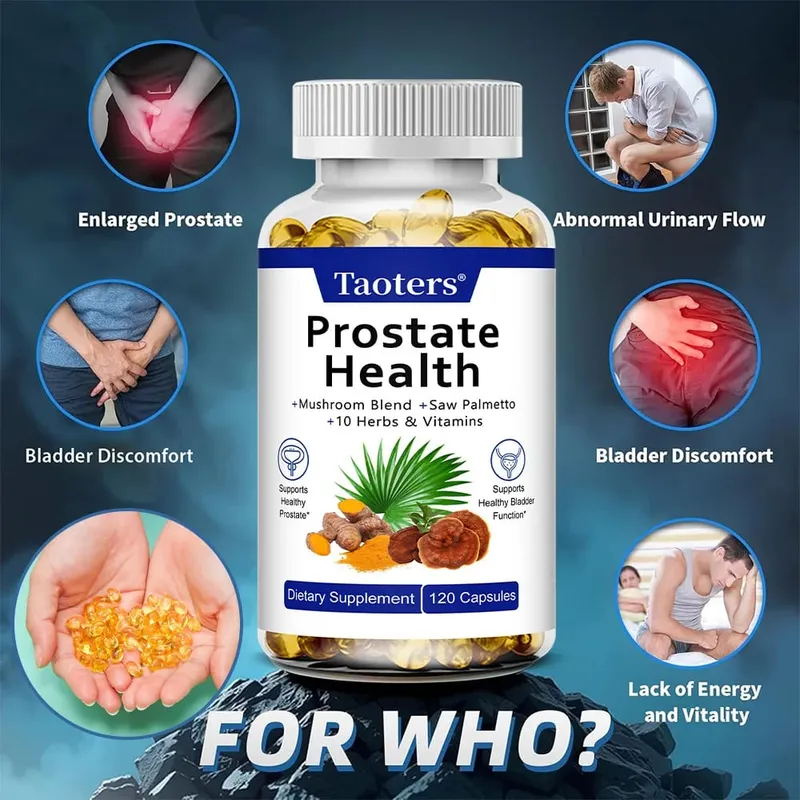 Saw Palmetto Prostate Support - Maintain Urinary Tract Health Reduce Frequent Urination Promote Hair Growth Immune Support