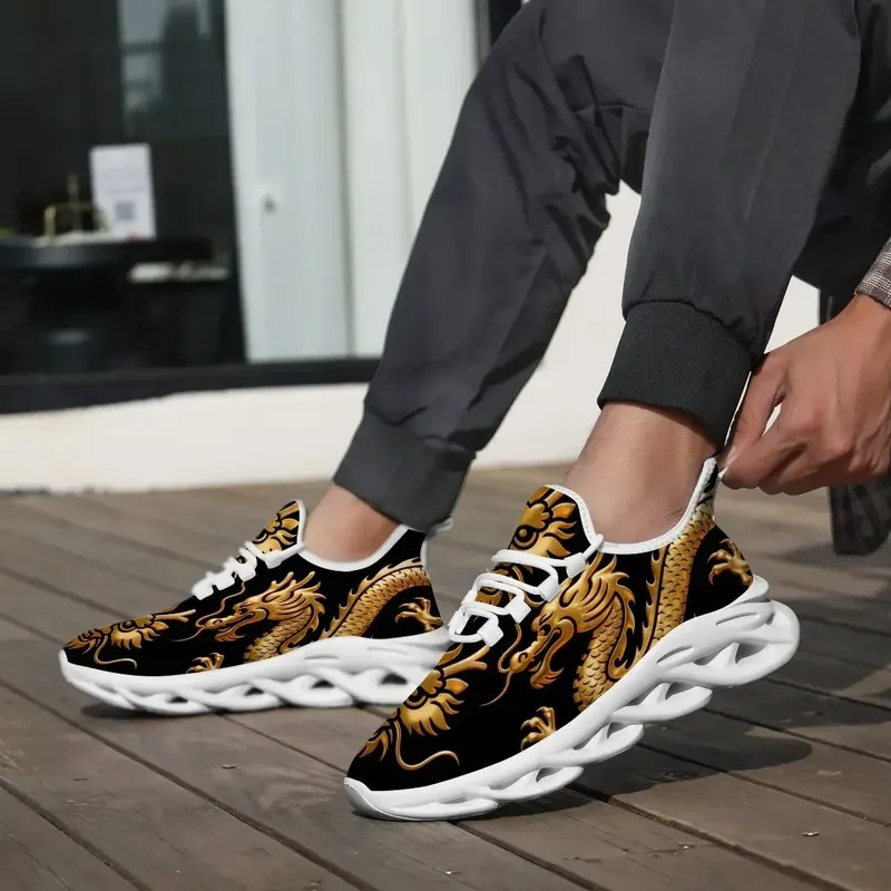 Ανδρικά αθλητικά παπούτσια Casual Mesh Ελαφρύ, αναπνεύσιμο, μαλακό πάτο για τρέξιμο Παπούτσια για τρέξιμο, ολισθηρά ανδρικά φλατ Loafers, αθλητικά παπούτσια Zapatos Hombre — image 5