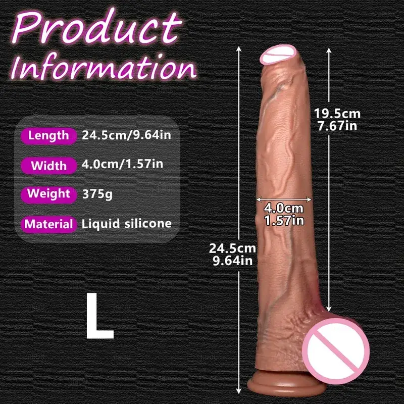 Consolador grande realista de 5 tamaños, ventosa de silicona, pene enorme, masturbación para parejas, pene suave, mujer, hombre, juguete sexual Anal para adultos — image 11