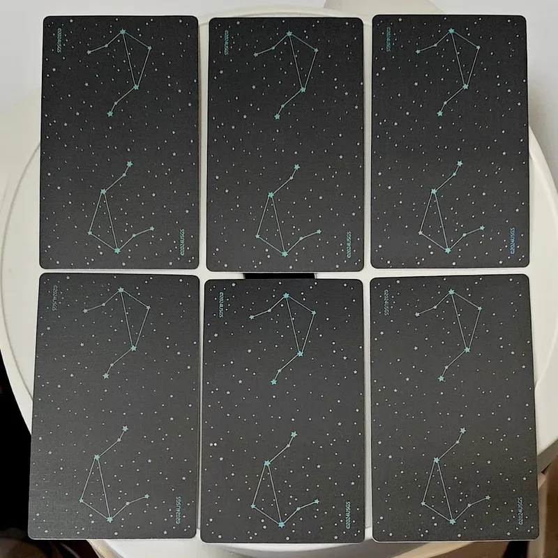 Star Maiden Tarot Deck 78 Card Deck Aesthetic Celestial Divine Tarot Κάρτες σε άκαμπτο κουτί δύο τεμαχίων 12*7cm διπλό ανάγλυφο — image 6