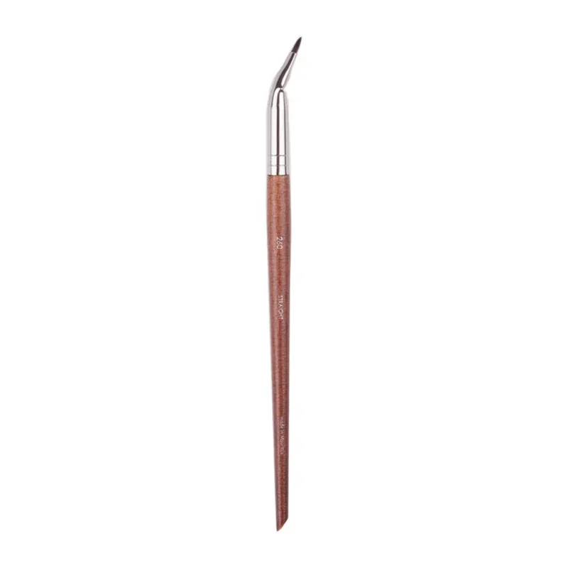 1Pc Pincéis de maquiagem para delineador dobrado, detalhe do delineador, ferramentas cosméticas de precisão.