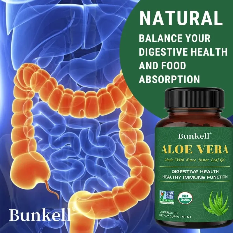 Suplemento de Aloe Vera - Feito com Aloe Vera Orgânico, auxilia na digestão da pele e na saúde das articulações para homens e mulheres — image 2