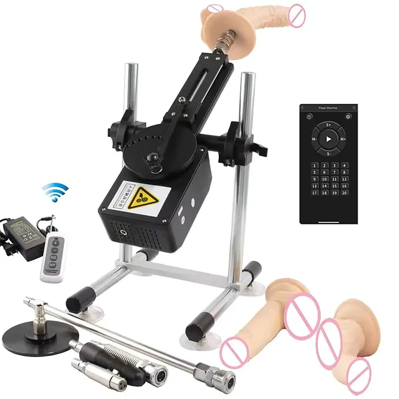 Remote & APP Control Sex Machine With DIldo and Vac U Lock for Man and Women 20 Modes Stable Love Machine Silent Vibrator