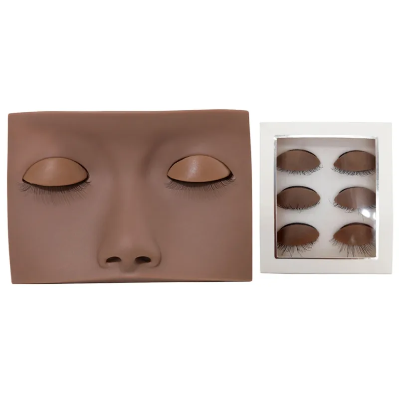 Χονδρική τιμή Εξάσκηση Lashing Eyelashes Mannequin Head Σετ εκπαίδευσης για αρχάριους Καλλυντικά Eye Lash Extension Supplies Mannequin