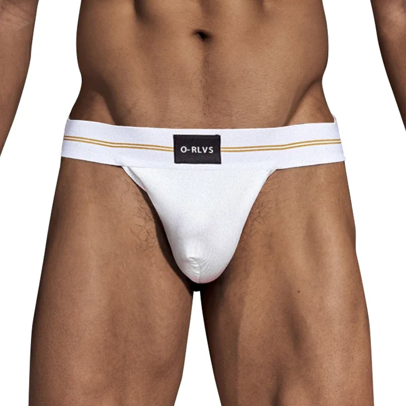 Mga Brief Panlalaking Seamless Hip Design Mens Underwaer Super Large Wide 5cm Elastic Band Independent Codpiece Boy Short Pants