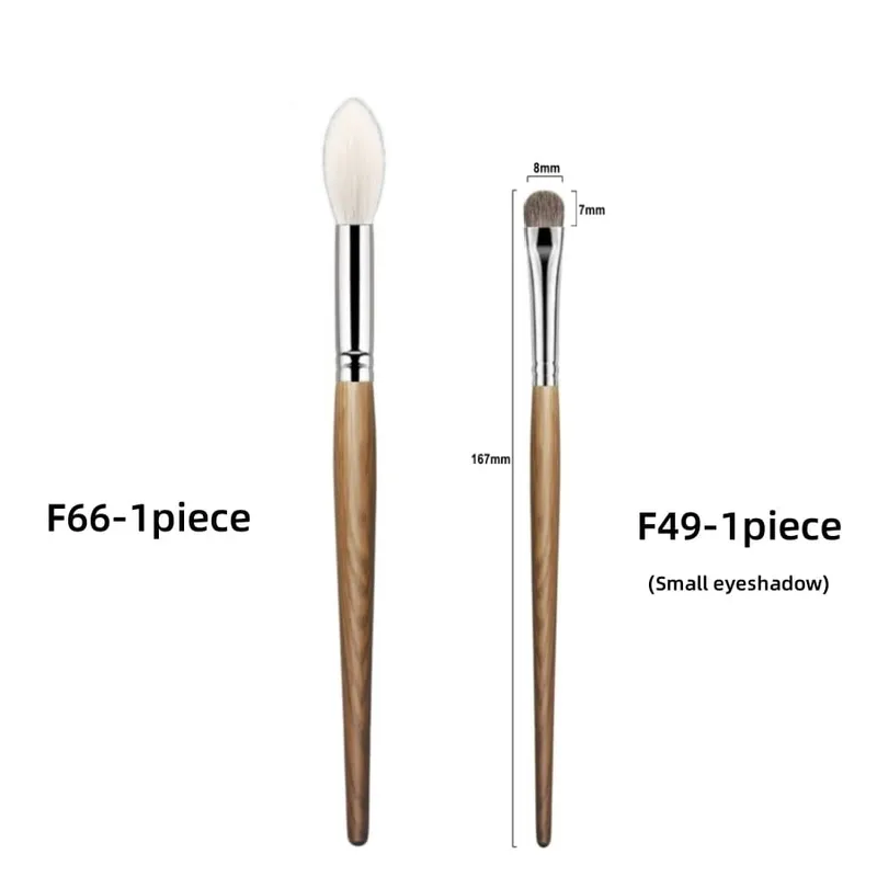 Tapered Highlighter Brush Υψηλής ποιότητας φυσική τρίχα που ρυθμίζει το πρόσωπο Powder Blending Blusher Πινέλα μακιγιάζ