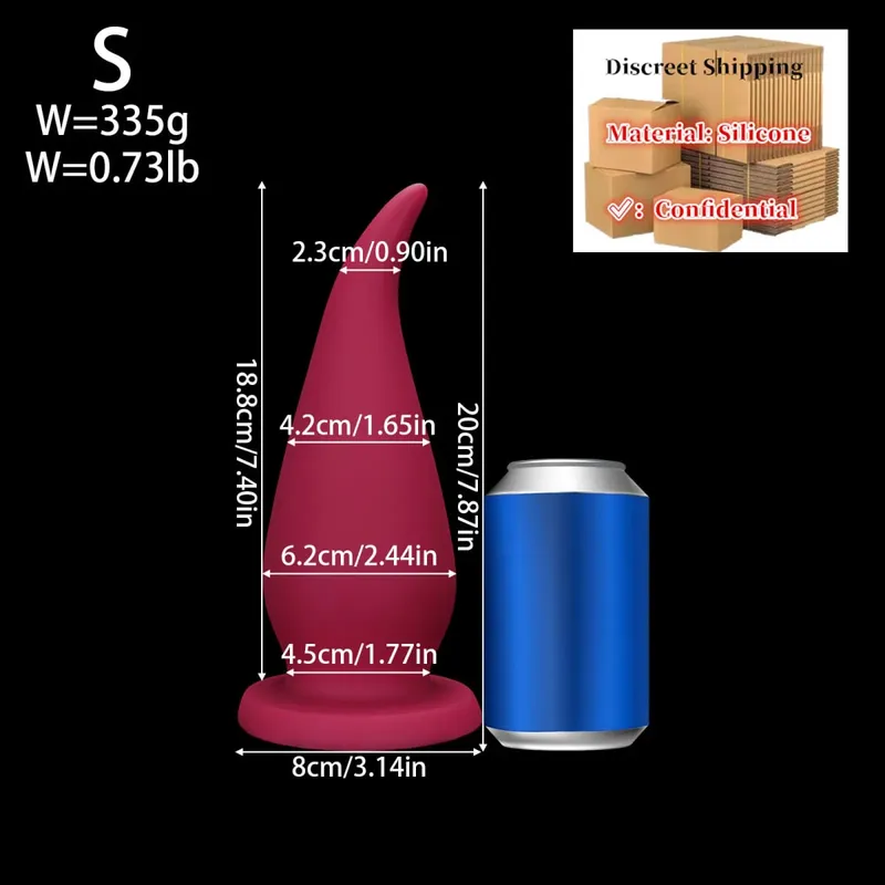 Silicone Malaking Anal Plug Malaking Butt Plug Dildo Anal Dilator Ass plug Masturbator Adult Sex Toys 18 Para sa Mga Lalaki Babae Gay Sex Shop 성인용품 — image 8
