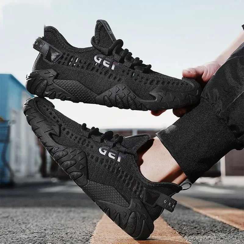 Men's 2026 New Summer Mesh Sneakers Lightweight Running Sports Walking Shoes Breathable Soft Sole Non-slip Casual Shoes