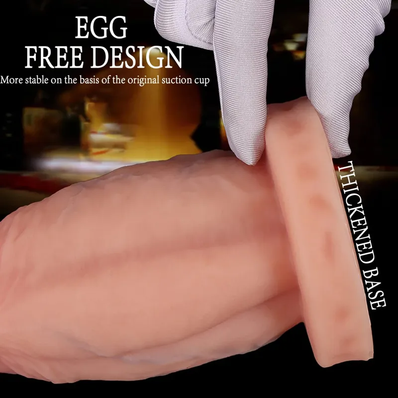 New Realistic Big Huge Thick Anal Dildo Butt Plug Giant Large Soft Silicone Anal Plug Expander Training Adult Sex Toys for Women — image 4