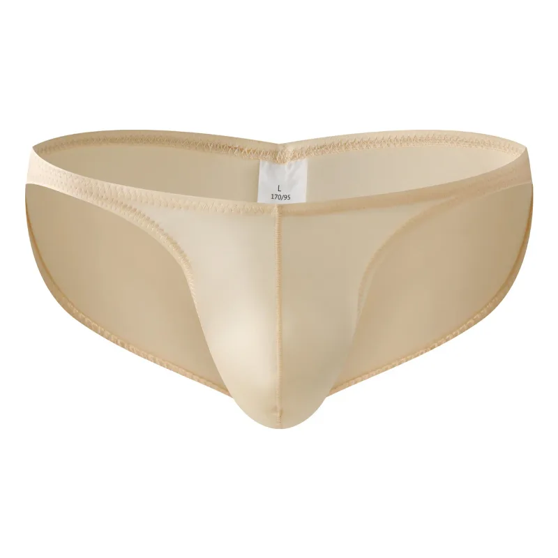 Men's Low Rise Gym Briefs Smooth Satin Sport Training Underwear Bodybuilding Ultra Thin Quick Dry Fitness Workout Butt-lifting — image 18
