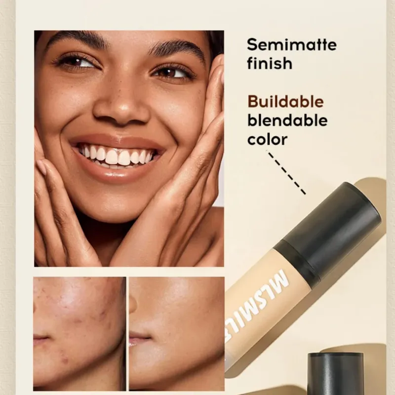 Επαγγελματικό σετ μακιγιάζ για άψογο Base Oil Control Loose Powder Matte Primer Liquid Foundation Concealer Ενυδατικό Δώρο