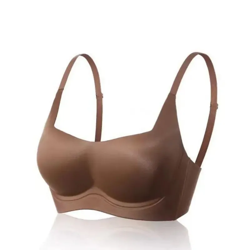 Γεμισμένο Bralette Σουτιέν για εσώρουχα, μονόχρωμα, λεπτά εσώρουχα Push Up σουτιέν που αγκαλιάζει το δέρμα Αόρατο σουτιέν χωρίς ραφή για γυναίκες