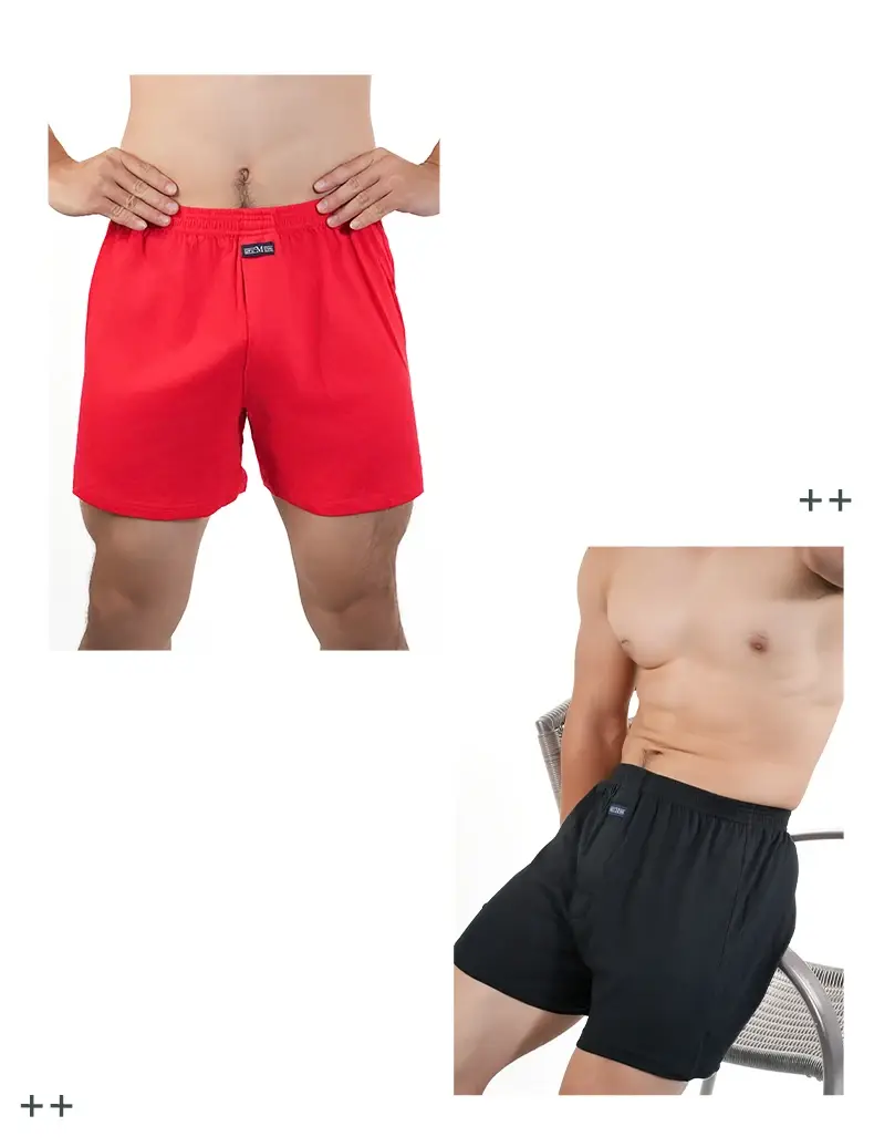 1 Quần Lót Lớn Chắc Chắn Pyjama Đáy Tại Nhà Plus Kích Thước Võ Sĩ Ngắn Gọn Dành Cho Nam Cao Cấp Allo Quần Quần Cotton ngủ Đáy
