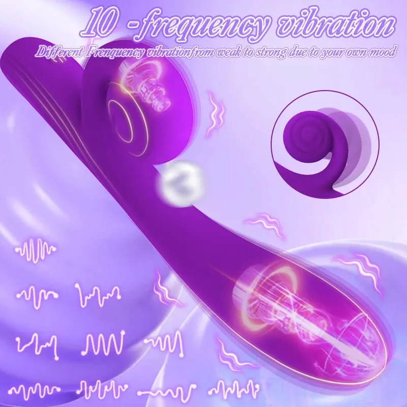 Δονητής σαλιγκαριού G-spot Dildo Penetration Flexbile Snail for Perfect Clit Fit Stimulaiton 10 Modes Pleasur Sex Toy for Womanz — image 2
