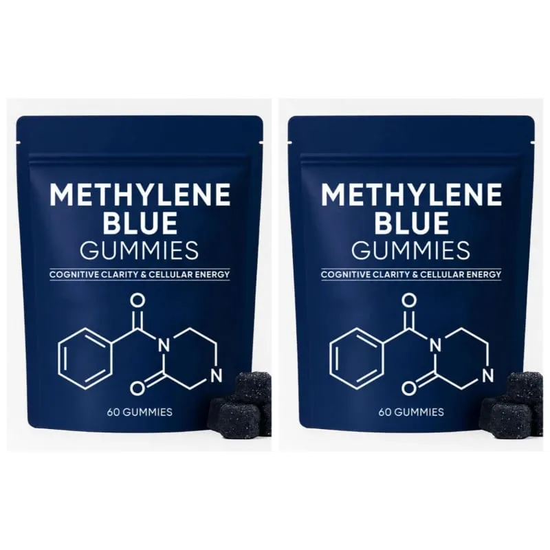 Methylene Blue Compound Gummies 5mg 30/60 Ct Γεύση Μύρτιλλου για Διαρκή Ενέργεια Ψυχική Διαύγεια και Κυτταρική Υποστήριξη Διάθεσης — image 9