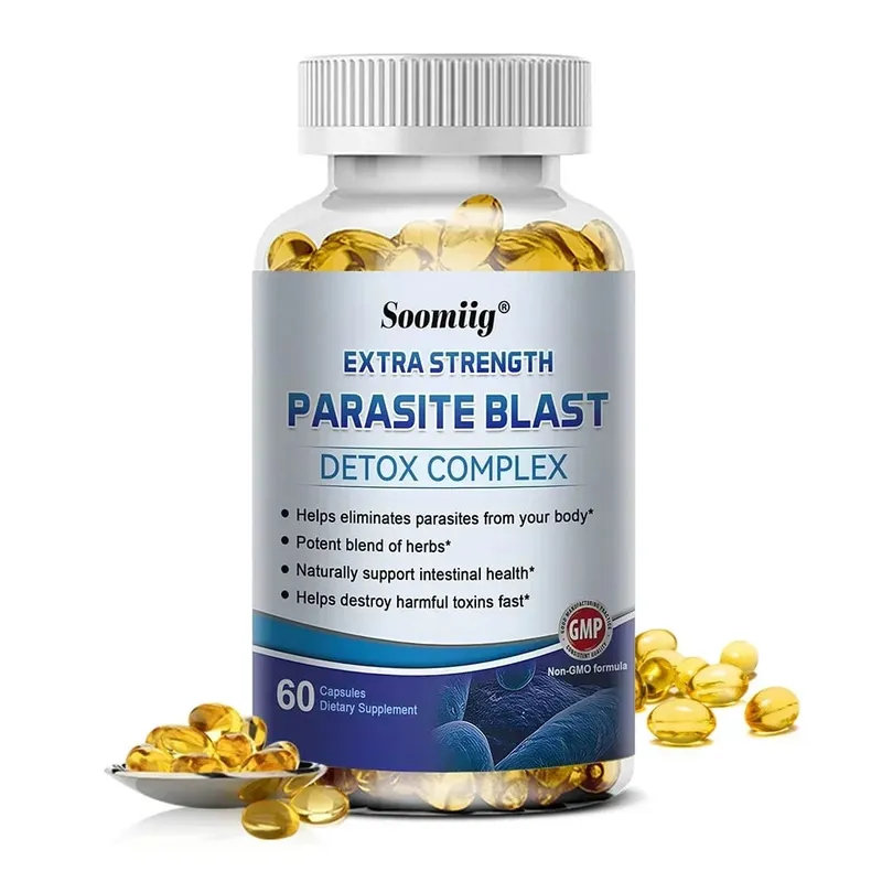 Parasite Blast - Συμπλήρωμα καθαρισμού εντέρων Digestive Health Immune Health Αφαίρεση παρασίτων και βελτίωση της πέψης