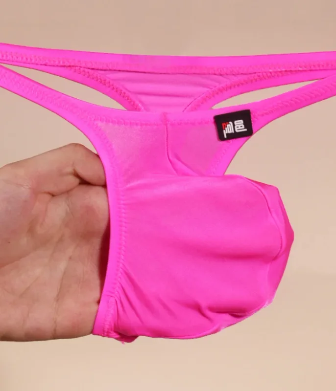 Men's Underwear Japanese Style Ultra-Thin Ice Silk Thong Low Waist Elastic Comfortable T-Back — image 9