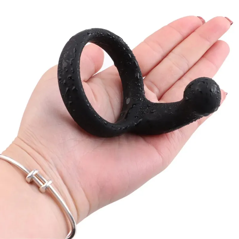 Silicone Penis Ring Sex Toy for Men Erection Prostate Massage Delay Ejaculation Cock Semen Lock Ring Male Sex Product Adult 18+ — image 2