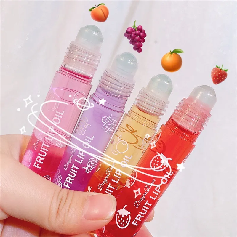 Fruit Lip Gloss Διάφανο Lip Oil Ενυδατικό μειώνοντας τις γραμμές χειλιών Θρέφει τα χείλη Αδιάβροχα Υγρά Καλλυντικά για Χείλη Μεγάλης διάρκειας — image 4