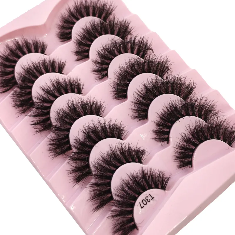 Fluffy Lashes Mink False Eyelashes Thick Cat Eye Makeup Long Natural Volume 3d Eyelashes Extension Χονδρική Βιζόν Βλεφαρίδες