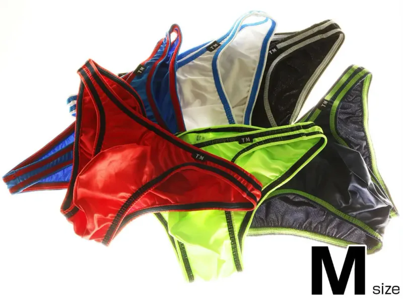 Men Color Block Triangle Briefs Low Rise Fashion Male Underwear Panties — image 20