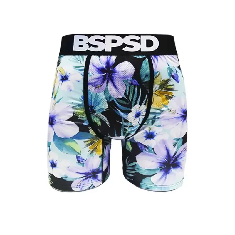 1Pcs Men Underwear Boxers Sexy Breathable Man Swimming Underpants Plus Size S-XXL Mens Panties Men's Boxers Briefs Trunks