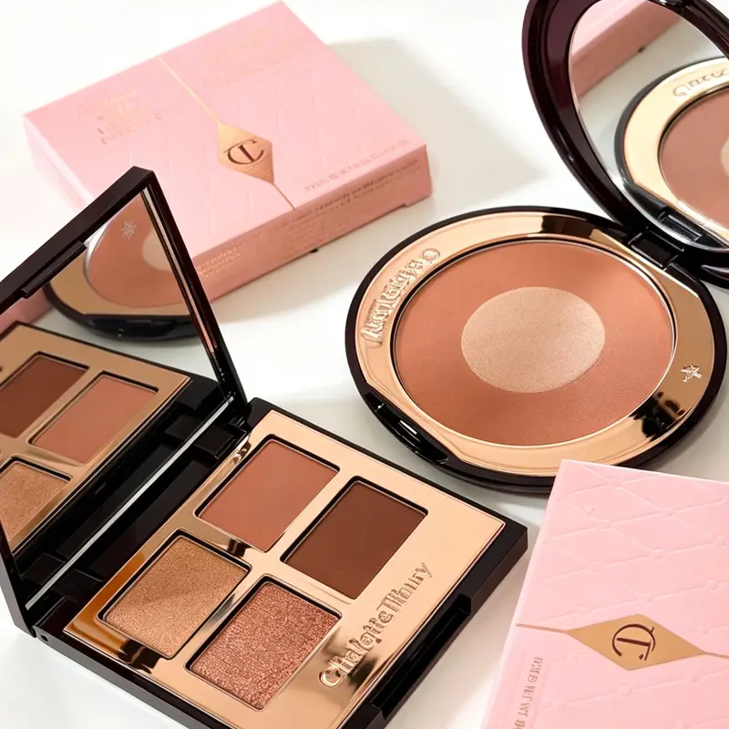 Charlotte Makeup Gift Powder Blusher & Eyeshadow Palette Series Cosmetics Εύκολη εφαρμογή Διαρκής χρωστική Φυσικό Concealer Tilbury — image 2