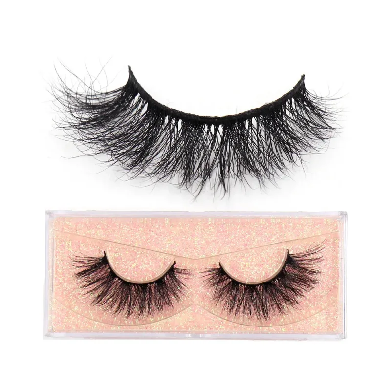 3D Mink Lashes Μαλακές τρίχες Ψεύτικες βλεφαρίδες Αφράτος όγκος Wispy Fake Lashes Extension Μακιγιάζ — image 33