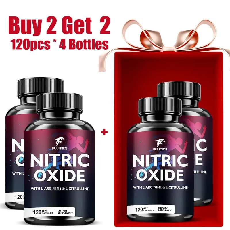 Nitric Oxide Tablets Capsules - Enriched with L-arginine and L-citrulline Complex To Promote Nutrient Flow To Muscles and Heart — image 9