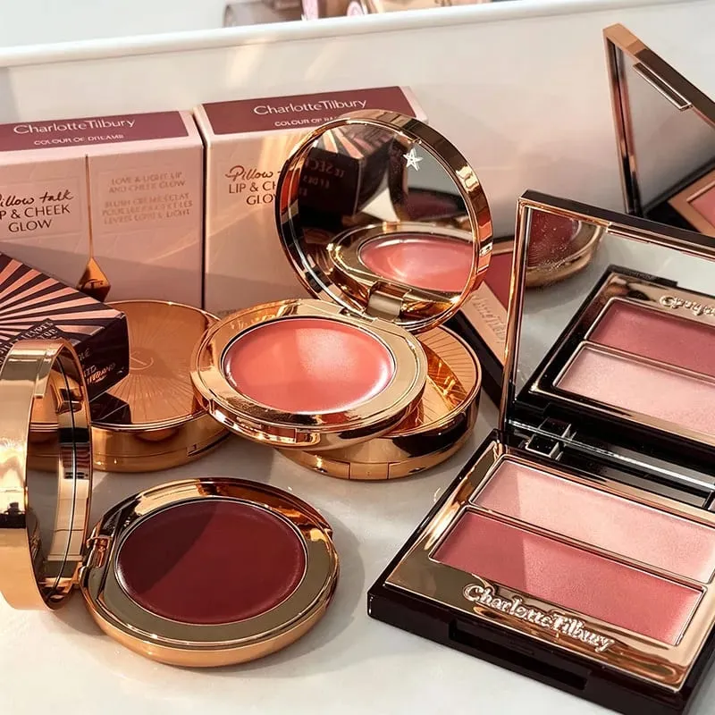 CT Lip Cheek Κρέμα ρουζ διπλής χρήσης Δύο Χρώμα Highlight Powder Αδιάβροχο ρουζ και δίχρωμες ανταύγειες Blusher Cosmetics — image 2
