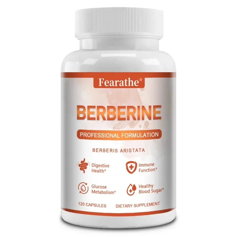 Premium Berberine - Supports Immune System Weight Management Digestive Health and GI Function Supplement 120 Capsules — image 9