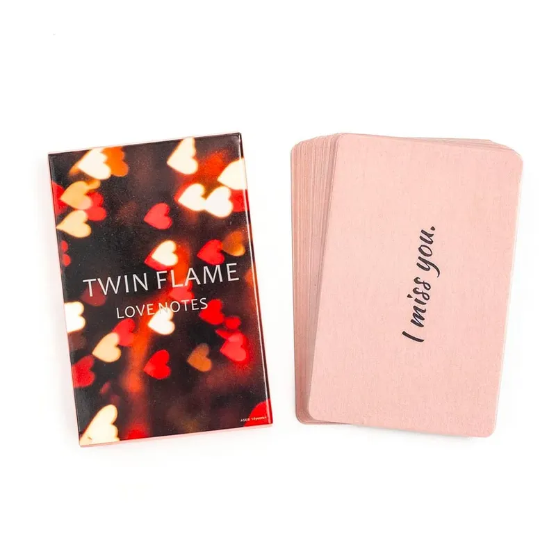 Twin Flame Love Notes Oracle kártyák 45db Kártyák Jóslás Kártya Asztali Társasjáték Kártya 10,3*6cm — image 6